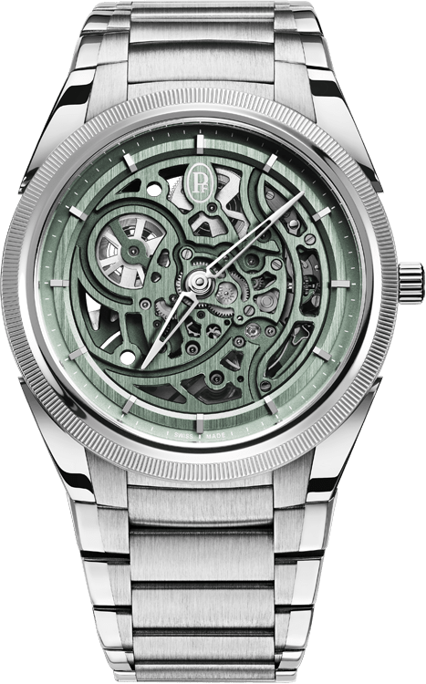 Parmigiani Fleurier Tonda PF Skeleton Steel Platinum Slate Green