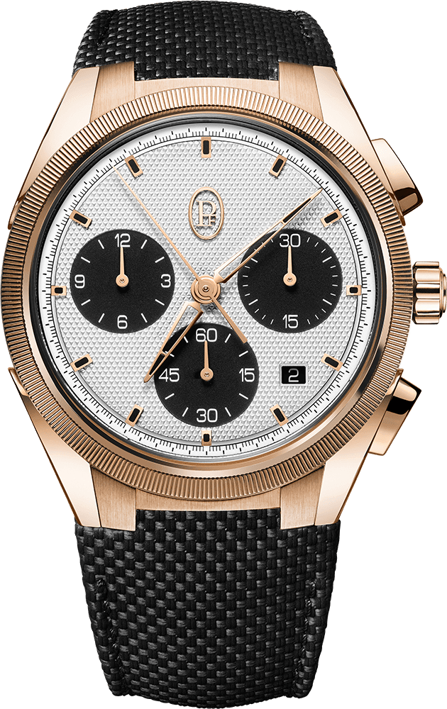 Parmigiani Fleurier Tonda PF Sport Chronograph Rose Gold Silver Black COSC