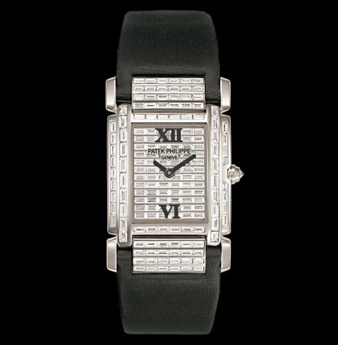 Patek Philippe Twenty~4 4911 White Gold Baguette