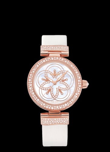 Omega LadyMatic Co-Axial 34 Sedna Gold / Diamond / Flower MOP