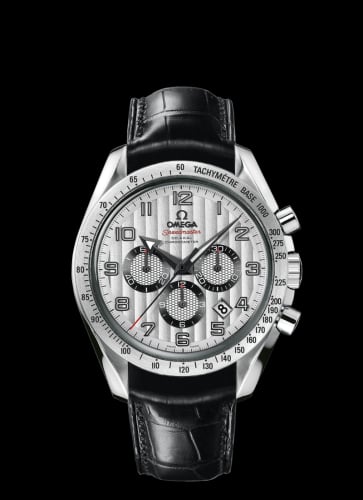 Omega Speedmaster Broad Arrow 44.25 Stainless Steel / Silver Stripes