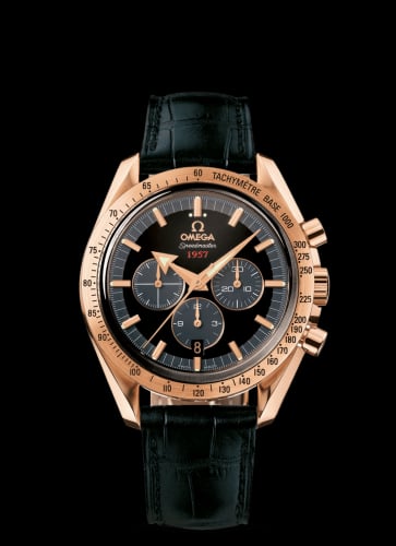 Omega Speedmaster Broad Arrow 1957 Red Gold / Black