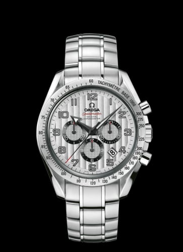 Omega Speedmaster Broad Arrow 44.25 Stainless Steel / Silver Stripes / Bracelet