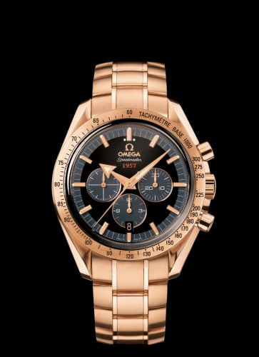 Omega Speedmaster Broad Arrow 1957 Red Gold / Black / Bracelet