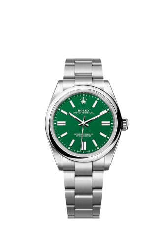 Rolex Oyster Perpetual 41 Stainless Steel / Green