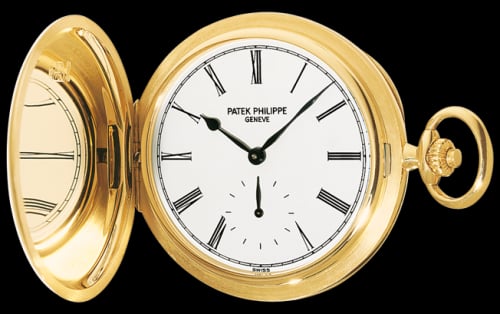 Patek Philippe Pocket Watch Savonette Yellow Gold / White