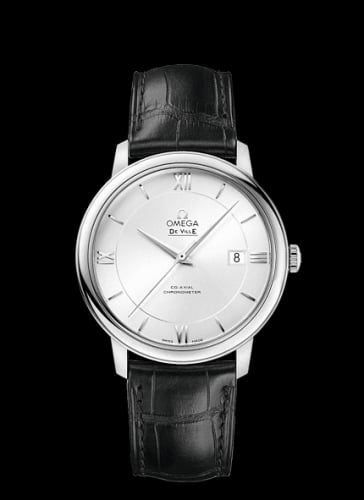 Omega De Ville Prestige Co-Axial 39.5 Stainless Steel / Silver