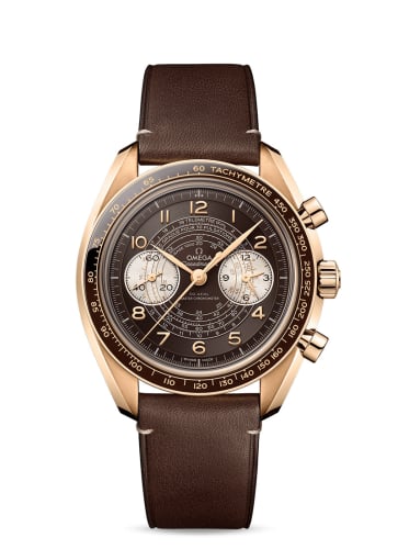 Omega Speedmaster Chronoscope Master Chronometer Bronze Gold