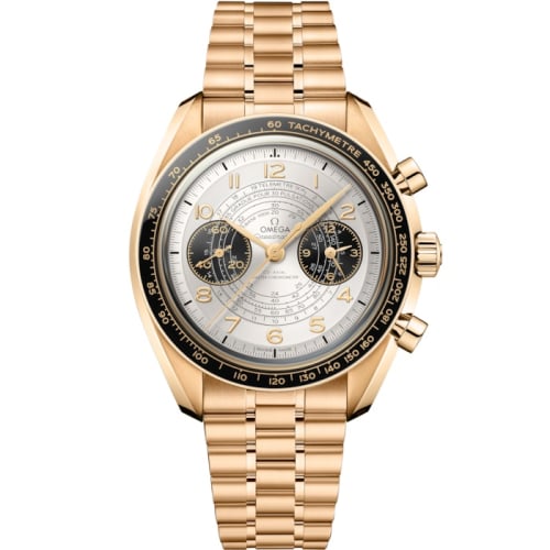 Omega Speedmaster Chronoscope Master Chronometer Olympic Games Paris 2024 Moonshine Gold / Silver / Bracelet