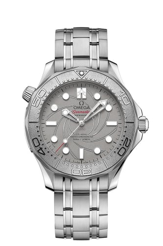 Omega Seamaster Diver 300M Master Co-Axial 42 Platinum Aston Martin Neiman Marcus