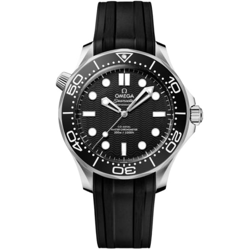 Omega Seamaster Diver 300M No-Date Master Co-Axial 42 Stainless Steel / Black / Rubber