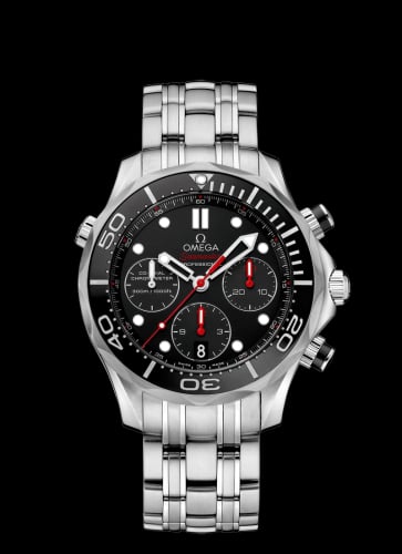 Omega Seamaster Diver 300M Co-Axial 41.5 Chronograph Stainless Steel / Black / Bracelet