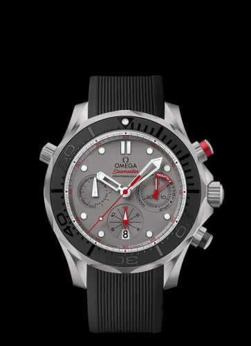 Omega Seamaster Diver 300M Co-Axial 44 Chronograph Titanium / Grey / Rubber / ETNZ