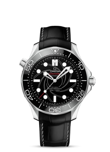 Omega Seamaster Diver 300M Master Co-Axial 42 James Bond Platinum / Black