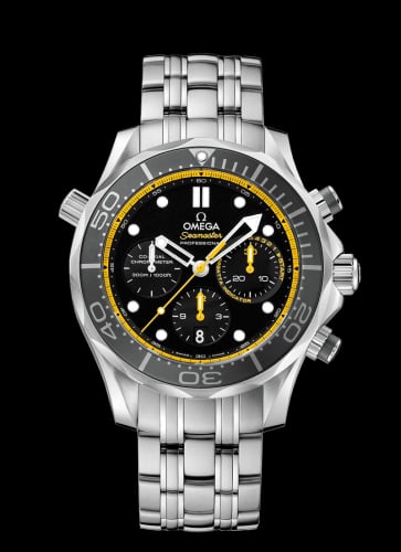 Omega Seamaster Diver 300M Co-Axial 44 Regatta Chronograph Stainless Steel / Black / Bracelet