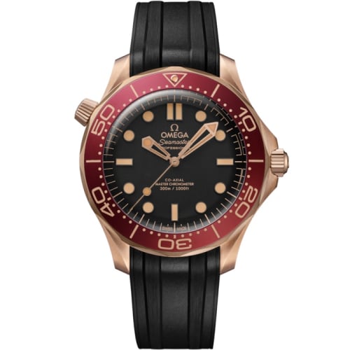 Omega Seamaster Diver 300M Master Co-Axial 42 Bronze Gold / Black / Rubber