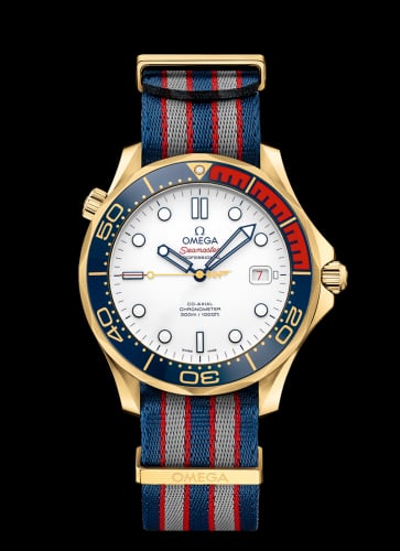 Omega Seamaster Diver 300M Co-Axial 41 Yellow Gold /James Bond Commander's Watch