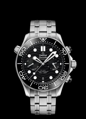 Omega Seamaster Diver 300M Master Co-Axial 44 Chronograph Stainless Steel / Black / Bracelet