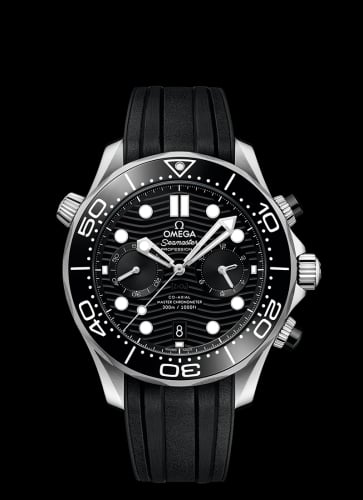 Omega Seamaster Diver 300M Master Co-Axial 44 Chronograph Stainless Steel / Black / Rubber