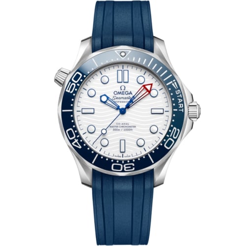 Omega Seamaster Diver 300M Master Co-Axial 42 America's Cup 2024 / Rubber