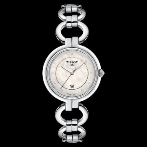 Tissot Flamingo Stainless Steel / MOP / Bracelet