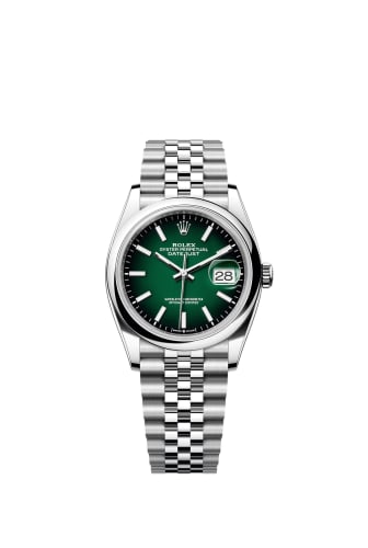 Rolex Datejust 36 Stainless Steel - Domed / Green Ombré / Jubilee
