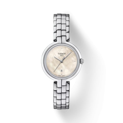 Tissot Flamingo Stainless Steel / MOP / Bracelet