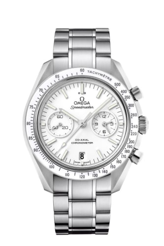 Omega Speedmaster Moonwatch Co-Axial Stainless Steel / White / Bracelet