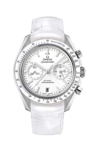Omega Speedmaster Moonwatch Co-Axial Stainless Steel / White