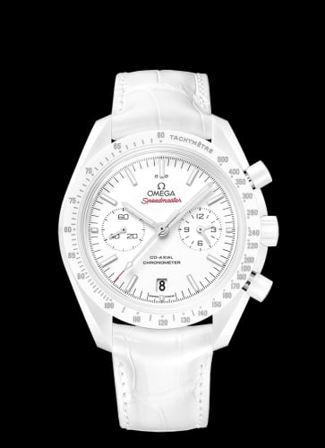 Omega Speedmaster Moonwatch Co-Axial White Side of the Moon