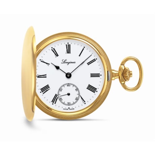 Longines Pocket Watch Gold-Plated / White - Roman