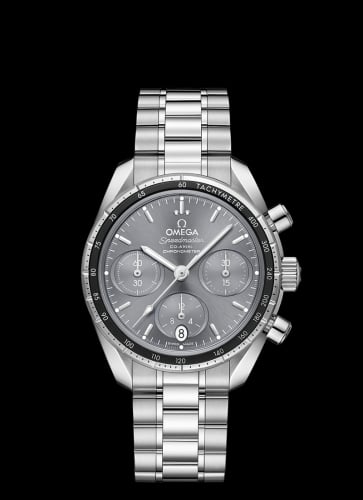 Omega Speedmaster Co-Axial 38 Stainless Steel / Grey / Bracelet