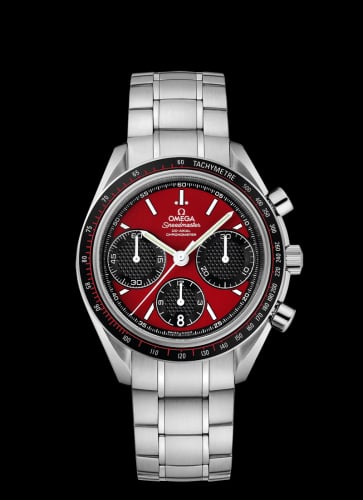 Omega Speedmaster Racing Co-Axial Chronograph Stianless Steel / Red / Bracelet