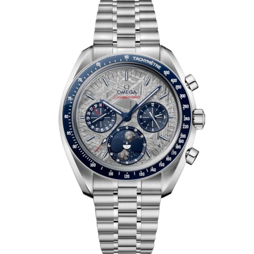 Omega Speedmaster Moonphase Stainless Steel / Silver Meteorite / Bracelet