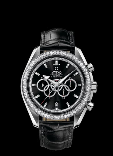 Omega Speedmaster Co-Axial White Gold / Black / Diamond / Olympic Collection