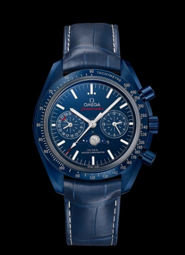 Omega Speedmaster Moonphase Chronograph Master Chronometer Blue Side of the Moon