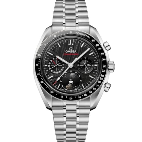 Omega Speedmaster Moonphase Stainless Steel / Black Meteorite / Bracelet