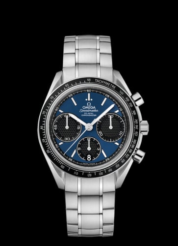 Omega Speedmaster Racing Co-Axial Chronograph Stianless Steel / Blue / Bracelet