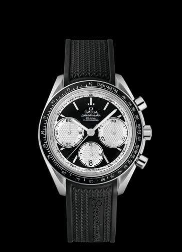 Omega Speedmaster Racing Co-Axial Chronograph Stainless Steel / Inverted Panda / Rubber