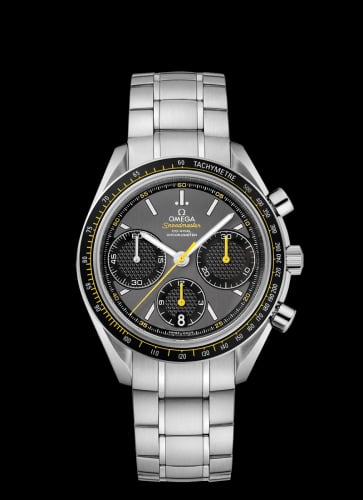 Omega Speedmaster Racing Co-Axial Chronograph Stainless Steel / Grey-Yellow / Bracelet