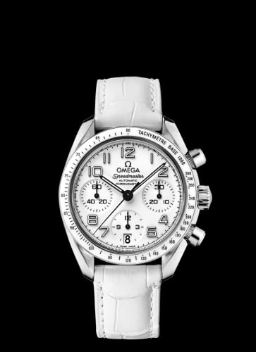 Omega Speedmaster Date 38 Stainless Steel / White
