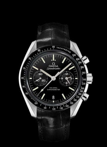 Omega Speedmaster Moonwatch Co-Axial Chronograph Platinum / Black