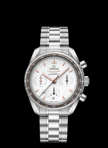 Omega Speedmaster Co-Axial 38 Stainless Steel / Silver / Bracelet