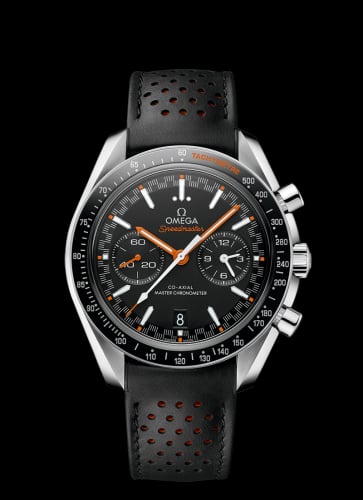 Omega Speedmaster Racing Master Co-Axial Stainless Steel / Black / Orange / Strap