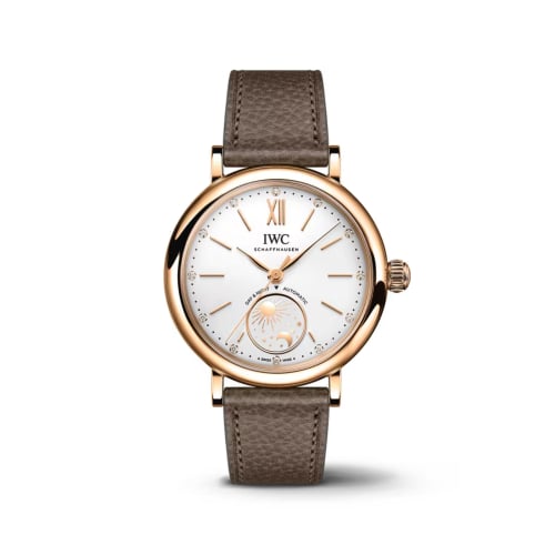 IWC Schaffhausen Portofino Day &amp; Night 34 Rose Gold / Silver