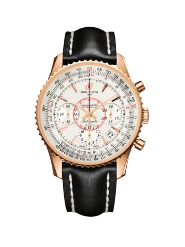 Breitling Montbrillant 01 Red Gold / Mercury Silver / Calf