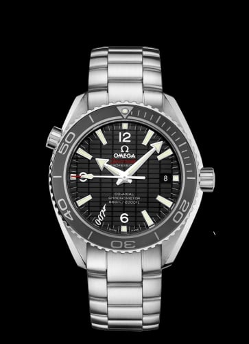 Omega Seamaster Planet Ocean 600M Co-Axial 42 Stainless Steel / Black / Bracelet / James Bond Skyfall