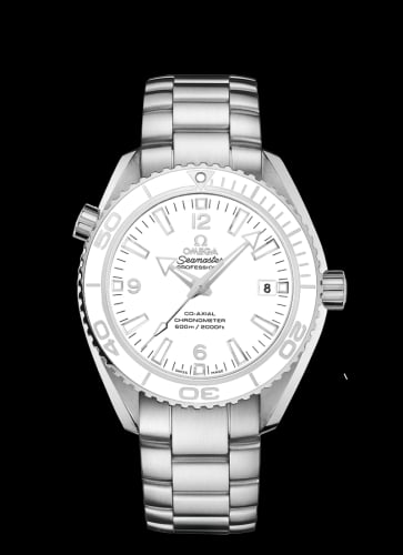 Omega Seamaster Planet Ocean 600M Co-Axial 42 Stainless Steel / White / Bracelet