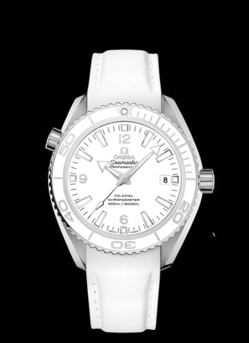 Omega Seamaster Planet Ocean 600M Co-Axial 42 Stainless Steel / White / Rubber