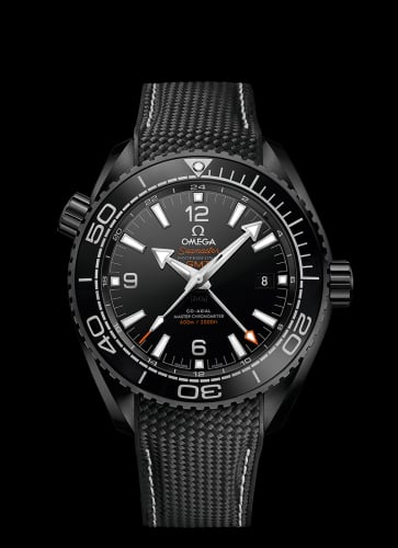 Omega Seamaster Planet Ocean 600M Co-Axial 45.5 Master Chronometer GMT Deep Black